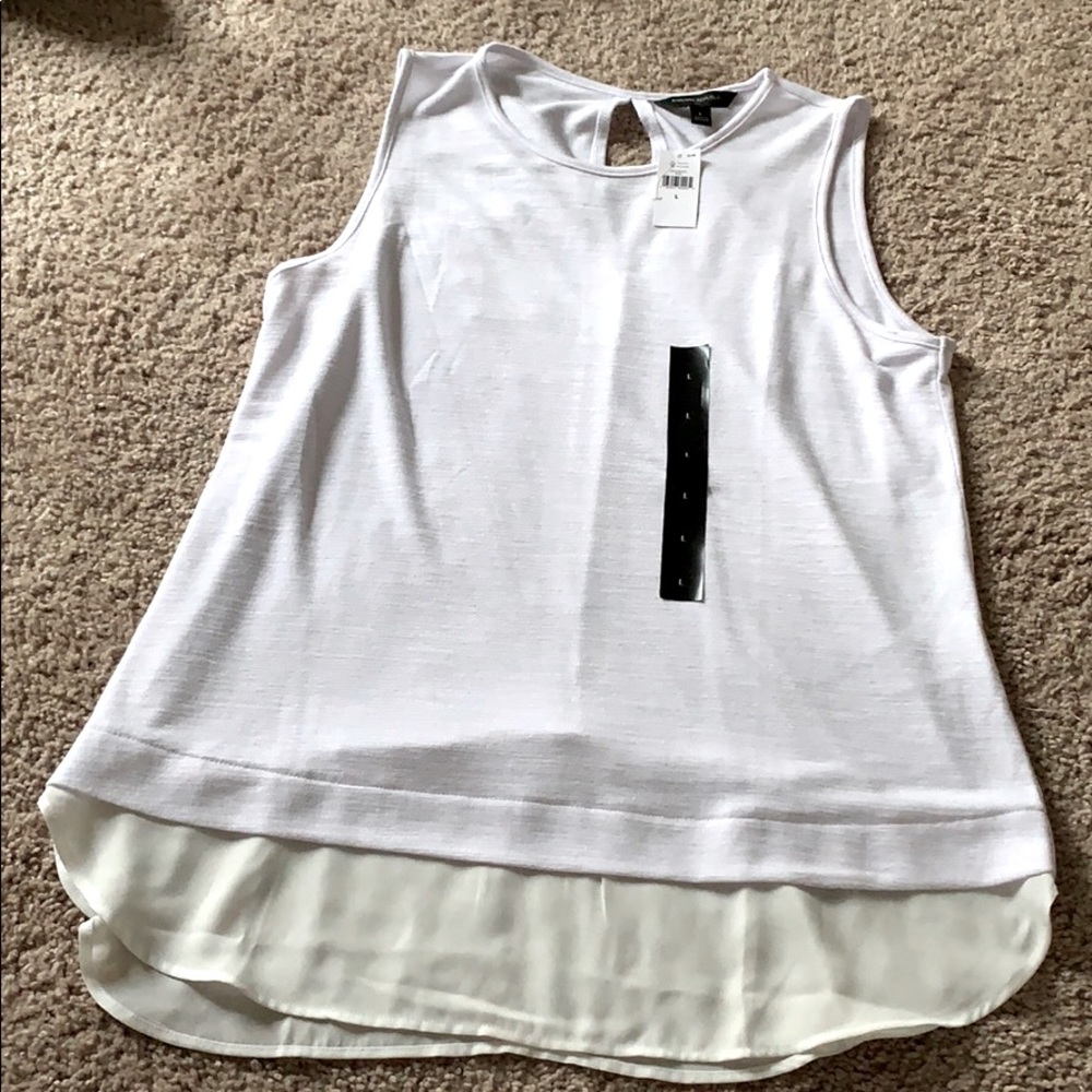 Banana Republic  White tank-Size L